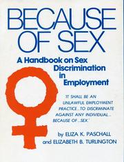Cover of: Because of sex | Eliza K. Paschall