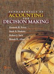 Cover of: Fundamentals of accounting for decision making by Kenneth R. Ferris ... [et. al.].