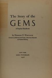 The story of the gems by Whitlock, Herbert Percy