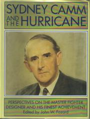 Cover of: Sydney Camm and the Hurricane by John W. Fozard, John W. Fozard