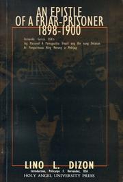 Cover of: An epistle of a friar-prisoner, 1898-1900