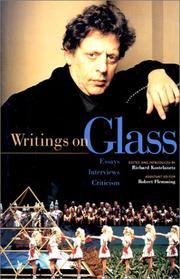 Cover of: Writings on Glass