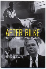 Cover of: After Rilke by Mark Goldstein