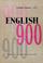 Cover of: English 900 Book 1