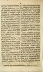 Cover of: Negro equality--the right of one man to hold property in another: --the Democratic Party a disunion party--the success of the Republican Party the only salvation for the country.