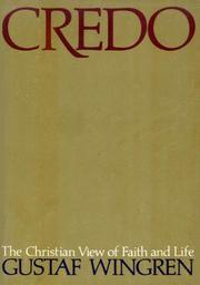 Cover of: Credo by Gustaf Wingren