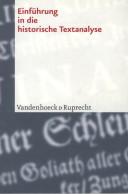 Cover of: Einführung in die historische Textanalyse by Jörg Riecke, Rainer Hünecke, Oliver Pfefferkorn, Britt-Marie Schuster, Anja Voeste
