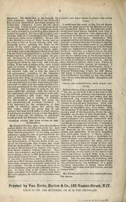Cover of: The two proclamations: speech of the Hon. James Brooks, before the Democratic Union Association, Sept. 29th, 1862.