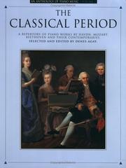 Cover of: The Classical Period" An Anthology of Piano Music, Vol II