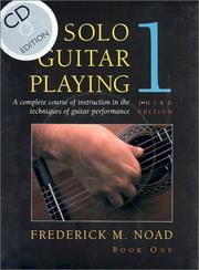 Cover of: Solo Guitar Playing/Book 1 with CD (Classical Guitar)