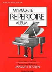 Cover of: My Favorite Repertoire Album by Eckstein