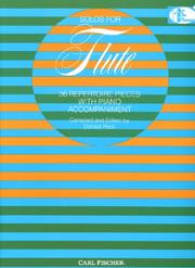 Cover of: Solos for Flute: 36 Repertoire Pieces with Piano Accompaniment (All-Time Favorites) (All-Time Favorites)