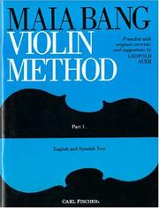 Cover of: Maia Bang Violin Method, Part 1