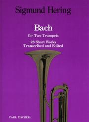 Cover of: Bach for Two Trumpets (28 Short Works)