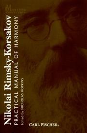 Cover of: Practical Manual of Harmony by Nikolai Rimsky-Korsakov