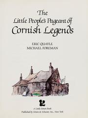 Cover of: The Little People's Pageant of Cornish Legends