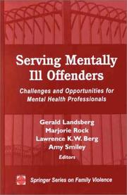 Cover of: Serving Mentally Ill Offenders by 