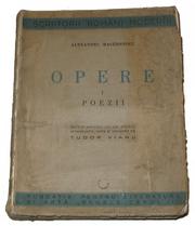 Cover of: Opere I: Poezii