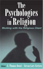 Cover of: The psychologies in religion | 