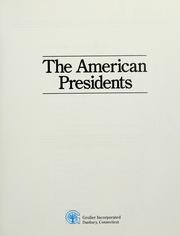 Cover of: The American presidents.
