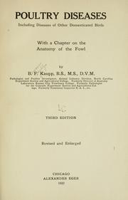 Cover of: Poultry diseases by B. F. Kaupp