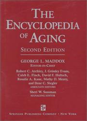 Cover of: The Encyclopedia of Aging: A Comprehensive Resource in Gerontology and Geriatrics (2nd ed)