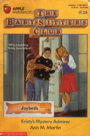 Cover of: Kristy's Mystery Admirer (Baby-Sitters Club, 38) by Ann M. Martin