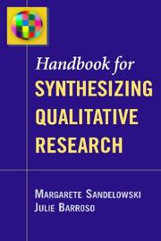 Cover of: Handbook  for Synthesizing Qualitative Research