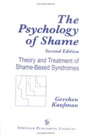 Cover of: The Psychology of Shame by Gershen Kaufman