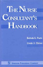 Cover of: The nurse consultant's handbook by Belinda E. Puetz