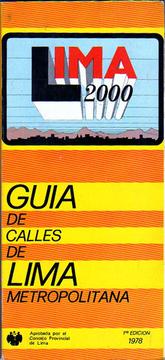 Cover of: Lima 2000: guía de calles de Lima metropolitana