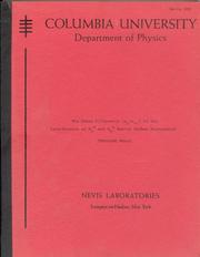 Cover of: The phase difference (   ) in the interference of KL⁰ and KL⁰ behind carbon regenerator by Theodore Modis