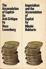 Cover of: The accumulation of capital - an anticritique. by Rosa Luxemburg