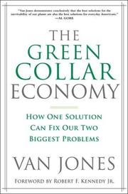 The green-collar economy by Van Jones, Van Jones