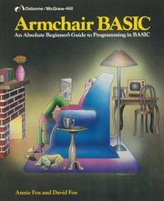 Cover of: Armchair BASIC by Annie Fox