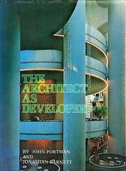 Cover of: The architect as developer