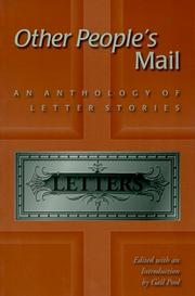 Cover of: Other people's mail: an anthology of letter stories
