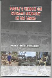 Cover of: People's verdict on Tsunami recovery in Sri Lanka