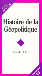 Cover of: Histoire de la géopolitique