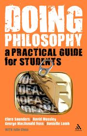 Doing philosophy by Clare Saunders