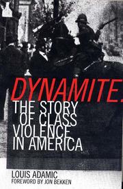 Cover of: Dynamite by Louis Adamic