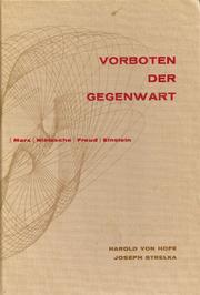 Cover of: Vorboten der Gegenwart: Marx, Nietzsche, Freud, Einstein