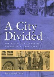 Cover of: A city divided: the racial landscape of Kansas City, 1900-1960