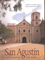 Cover of: San Agustin art & history, 1571-2000 by Pedro G. Galende