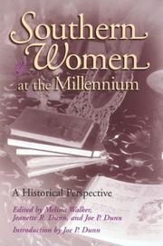 Cover of: Southern Women at the Millennium: A Historical Perspective