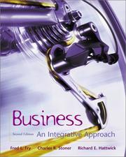 Cover of: Business: An Integrative Framework