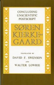 Cover of: Kierkegaard's Concluding unscientific postscript