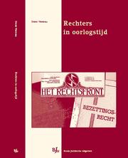 Cover of: Rechters in oorlogstijd [Judges in Wartime] by Derk Venema