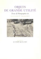 Cover of: Objets de grande utilité