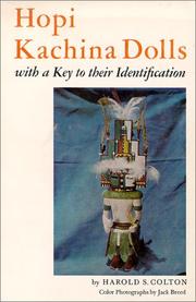 Cover of: Hopi Kachina Dolls with a Key to Their Identification by Harold S. Colton